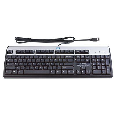 Preisvergleich Produktbild HP Standard USB Windows DE USB Deutsch Tastatur (537746-041)