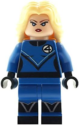 Custom Designed Minifigure: Invisible Woman Printed on LEGO Parts