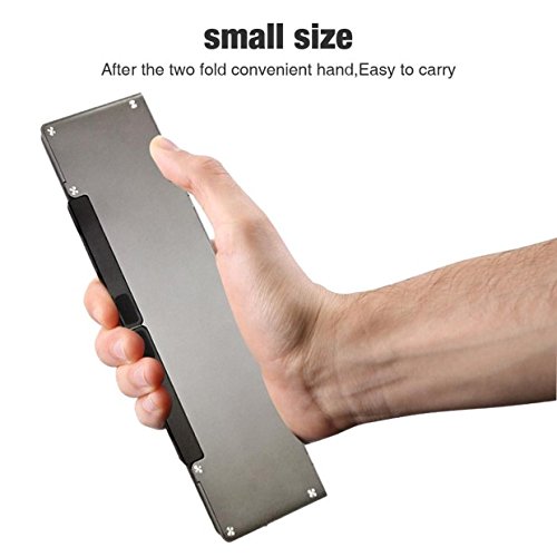 Faltbare Bluetooth Tastaturâ€‚,ICOUVA Faltbare Tastatur UltradÃ¼nne Wireless Keyboard Universelle fÃ¼r iPhone iPad iOS, Windows und Tablets Android Smartphone,Mit wiederaufladbarer Batterie(Schwarz)