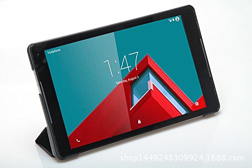 AVIDET Ultra Slim Vodafone Tab Prime 7 Hülle Case Superleicht Ständer Smart Shell Cover Schutzhülle Etui Tasche für Vodafone Tab Prime 7 Tablet-PC (Schwarz) - 4