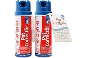 COMPANY OF ANIMALS Lot de 2 vaporisateurs correcteurs pour animaux de compagnie - Spray de dressage pour chien pour arrêter les aboiements et les comportements indésirables - Spray dissuasif pour animaux domestiques et entraînement - 30 ml