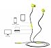 Parallel Universe® “ACTIVE ACTION SERIES” In-Ear Earphones/ Headphones with mic, remote control, 3mm jack and 3 sizes of detachable earbuds (inclusive). Compatible with all APPLE devices and ANDROID smartphones – Neon Green RS.599.00