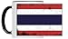 Produktbild Tasse Fahne Retro Thailand weiß