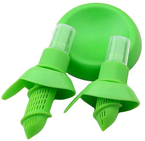 Lemon Spritze Citrus Saft Spritze Manuelle Obst Entsafter mit Teller Halter für Drehverschluss und Pumpe TOP