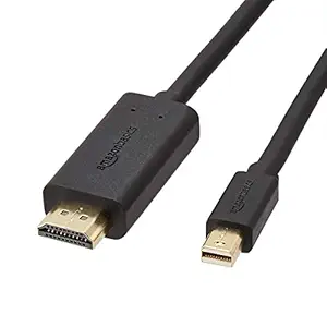 AmazonBasics Mini DisplayPort to HDMI Cable - 3 Feet