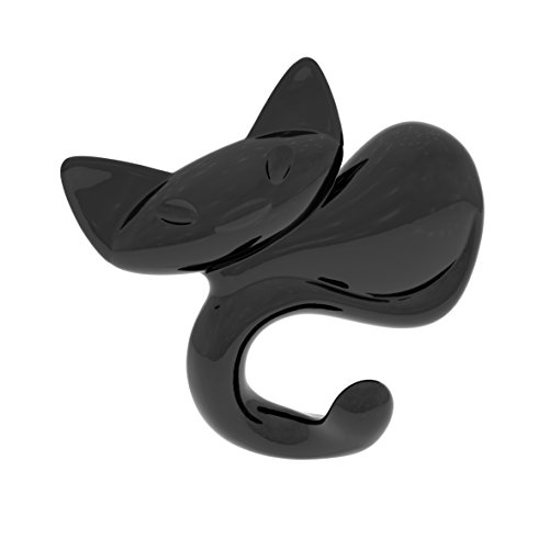 Wandhaken MIAOU solid schwarz
