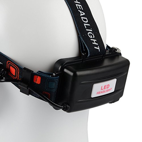 LED Stirnlampe, 5000lm 3x CREE XM-L T6 Scheinwerfer, 4 Modi mit Verstellbaren Trägern, Wiederaufladbare Wasserdichte Scheinwerfer für Laufen, Camping, Wandern, Angeln, Radfahren, Jagen - 6