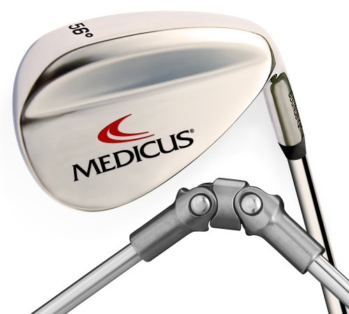 Medicus-Golf-56-Degree-Sand-Wedge-Dual-Hinge-Lob-Wedge-Chrome
