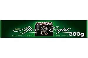 Nestlé After Eight Dark Mint Chocolate Box 300g | Thin Squares Of Mint Fondant Wrapped In Dark Chocolate | Christmas Chocolat
