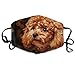 Produktbild Funny&shirt Hypoallergene Grippe-Staub-Gesichtsmaske für Damen, Herren, Skate, Skate, mit verstellbarem Gummiband, süßer Pudel, Cool Hip Pop Maske