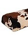 Handrest with animal skin pattern, Cowhide, white, black
