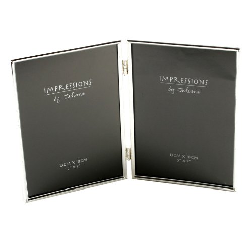 IMPRESSIONS BY JULIANA DOUBLE PHOTO FRAME 8174 - 5x7 by Widdop Bingham and Co Ltd