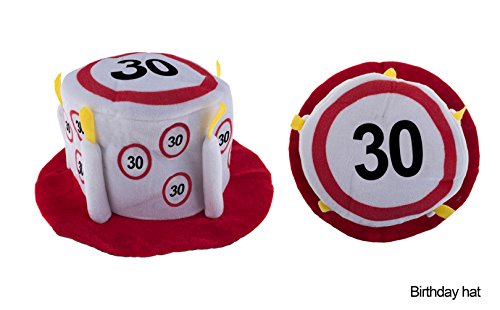 Hut Geburtstag 30 Jahre Verkehrsschild
