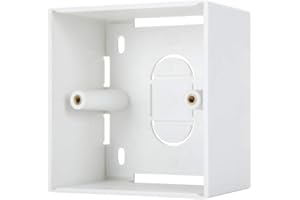 PALLIPARTNERS AV Single Gang Back Box 45mm Deep for Euro Modules