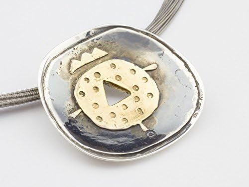 Silver Pendant Pyramid Pharao extraordinary Art