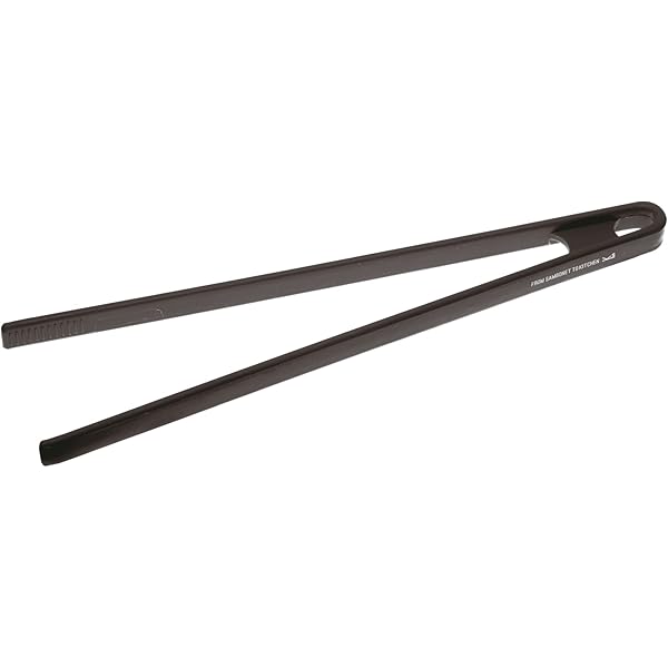 2 Pinze Da Cucina In Silicone 29cm - Antiaderente Per Barbecue, Griglia, Nero E Rosso
