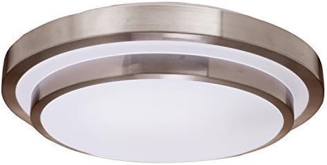 Lightinthebox Max 18W Modern Electroplated Flush Mount Silver Chrome &amp; Glass Flush Bathroom Ceiling Light Living Room / Bedroom / Dining Room / Kitchen