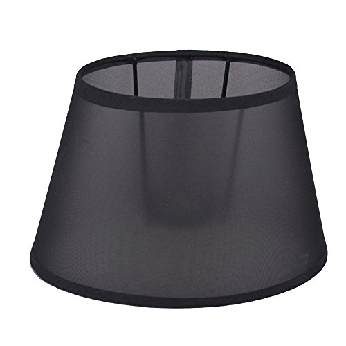 Lampenschirm Oval Transparent Schwarz TL 24-16-16