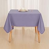 Deconovo Nappe Rectangulaire Violet 140x200cm Decoration Table Basse de Jardin en Salon Impermeable Oxford pour Mariage Exterieur