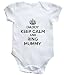 HippoWarehouse daddy keep calm and ring mummy baby vest boys girls