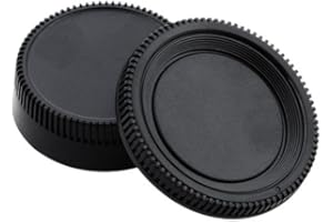 DWL® Rear Lens Cap & Camera Body Cap For Nikon DSLR And SLR Cameras & Lenses or Nikon Film Cameras Compatible With All Nikon D40, D40x, D50, D60, D70, D70s, D80, D90, D100, D200, D300, D300s, D700, D800, D810, D810E, D850, D3000, D3100, D3200, D3300, D3400, D5000, D5100, D5200, D5300,D5500, D5600 D7100, d7200, d7500, D800, D800E, D810, D1, D3, D3S, D4 AND all other Nikon DSLR cameras