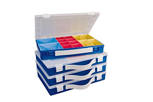 hünersdorff Sortimentskästen PP-Premium, 1 Stück, Blau, 600100 - 2