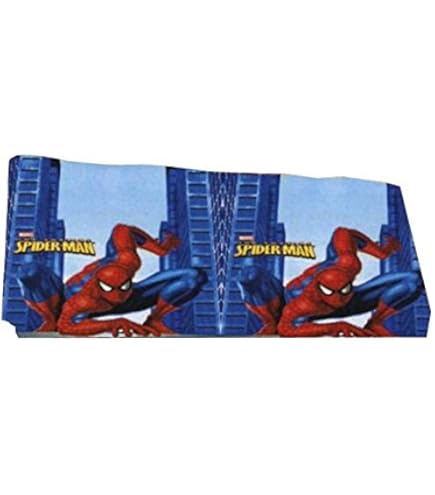 Tovaglia Spiderman Per Feste Bambini | 120x180 Cm In Plastica | Multicolore E Facile Da Pulire - Foto 2