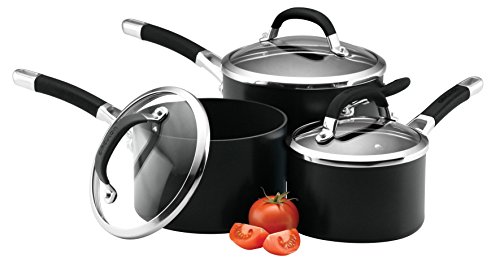 Circulon Premier Professional Hard Anodised Saucepan, Black, 20 cm
