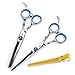 LuckyFine 6.0 in.Professional Hairdressing Hair Scissors set 58HRC Hair Cut Cutting Barber kit
