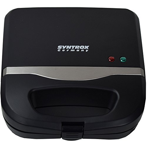 Syntrox Germany ZWE-800 Zimtwaffelautomat Zimtwaffeleisen zum Backen von 8 leckeren Zimtwaffeln - 4
