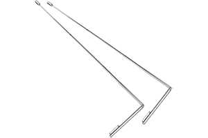 KITERI 2 Packs Dowsing Rods Retractable Divining L Rods Leyline Powerline Dowsing Rods Water Divining Rods Flexible Ghost Detector Dowsing Stick for Detector Water Adjustable Witching Observe Hunting