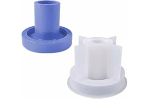 COLLENATSY Candle Holder Resin Mould, for Silicone Concrete Candlestick Making Mould Modern Design Craft Home Decorations.D