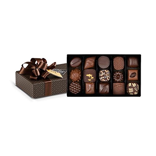 Bombones de chocolate negro y leche 15 piezas Michel Cluizel