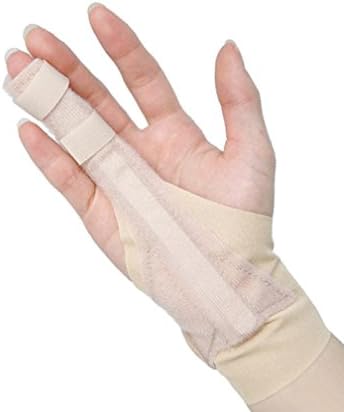 GxNI Fixed Finger Protectors - Index Finger Fracture Support Braces Ring Finger Corrector Strong Fixed Pliers Protector Wristband, S
