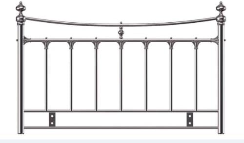 HEADLINER HEADBOARDS Dallas Kingsize (5ft) Headboard in Smoked Chrome (SPEEDY DELIVERY)