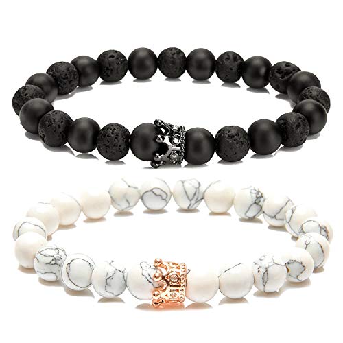 Stoke Home Pulseras Parejas Corona