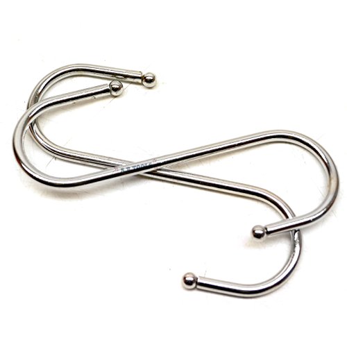 Großes 'S' Hook 2pk Haken Edelstahl Home Küche Garten Garage TE575
