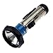 klassische Metall Stabtaschenlampe 149 x 60mm mit Glühbirne, für 2 Stück Baby LR14 Batterien