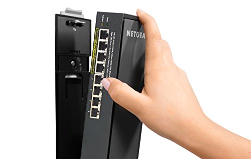 Netgear GSS108EPP-100EUS Pro-Safe 8-Port Gigabit Ethernet Web Managed PoE+ Click Switch schwarz - 3