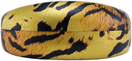 Eyevare Extra Large Protective Hard Carrying Case for All Sunglasses (Gold)