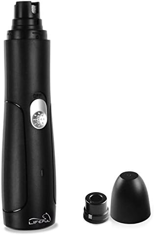 Pet Nail Grinder - Lifepul Electric USB Rechargeable Nail Grinder For Dogs and Cats - Gentle Easy Paws Grooming/ Trimming - Completely Painless - Easy and Safe - Durable Design