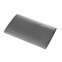 Intenso 3823430 Portable SSD 128GB Premium Edition USB 3.0 Externe SSD Festplatte Aluminium anthrazit