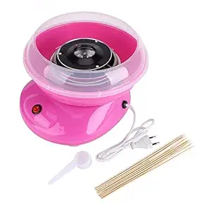 Mixen Cotton Candy Machine for Home Candy Machine 450W White Blue Pink Machine Candy Machine Cotton Candy Machine (Pink)