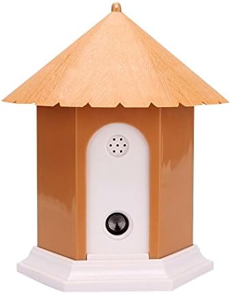 Dog Bark Controller, Easylifer Outdoor Birdhouse Safe and Effective Ultrasonic Dog Bark Stopper(Coffee)