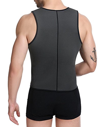NINGMI Abnehmen Sweat Vest Hot Neopren-Shirt Kurzarm für Weight Loss - 5