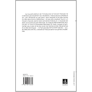 Introduction à l'ancien français : 2e édition, revue et corrigée Livre en Ligne Introduction à l'ancien français : 2e édition, revue et corrigée Livre en Ligne - Telecharger Ebook