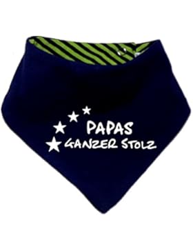 mitwachsendes Baby - und Kinder Wende - Halstuch Papas ganzer Stolz / in 7 Designs / Größen 0-36 Monate