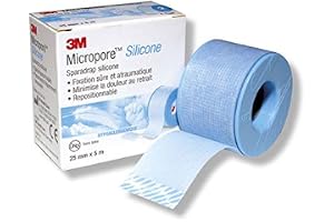 3M Cavilon Micropore silikontejp, 1 tum x 5 m