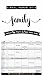 Visual Words Familienplaner 241219 2019: Familienplaner mit 5 breiten Spalten. Typo-Art Familienkalender mit Ferienterminen, Zusatzspalte, Vorschau und vielem mehr. by 
