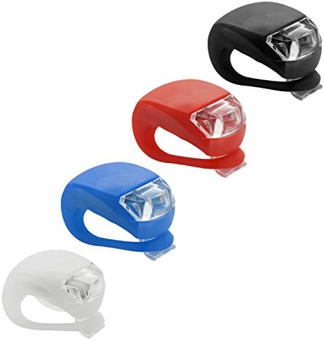 Grenhaven mini bicycle LED silicone lights bicycle led silicone lamps, silicone case, accessory for bike, hiking, walking, stroller lighting